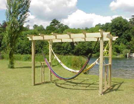 For two hammocks 